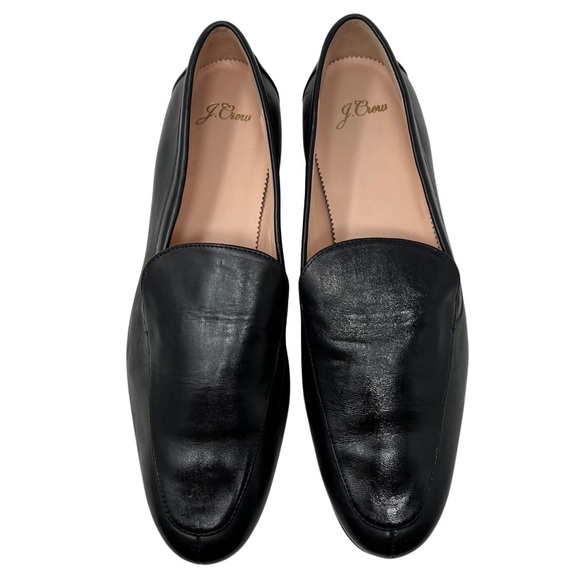 J. Crew Shoes - J. Crew Cecile Smoking Slippers Size 11 Black Leather Loafer Dark Academia